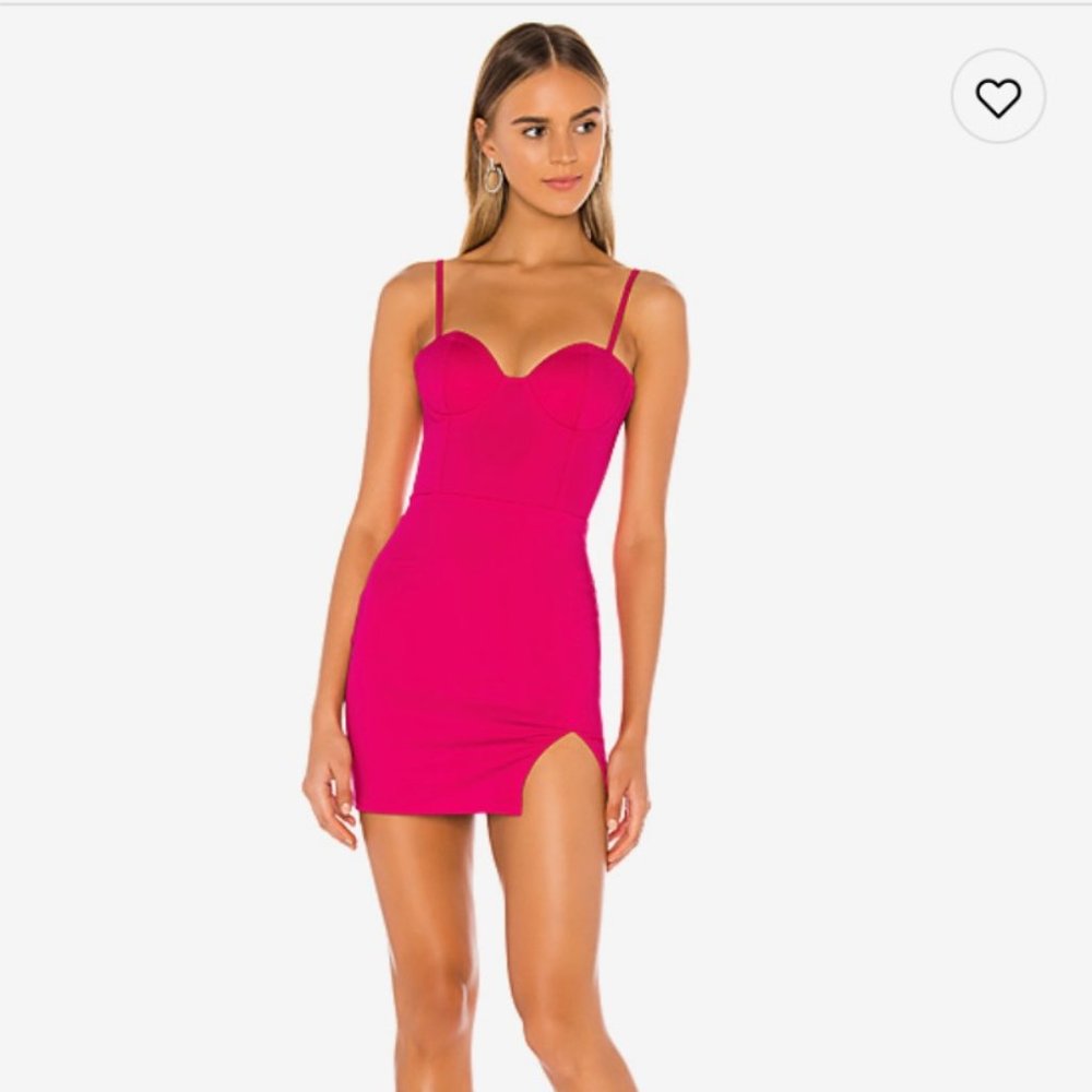 Superdown Bright Pink Dress